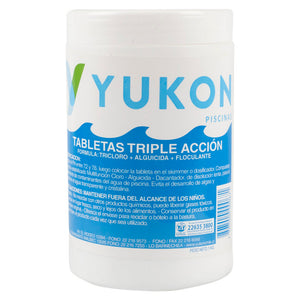 TABLETA CLORO TRIPLE ACCION™ 20 kilos para piscinas.